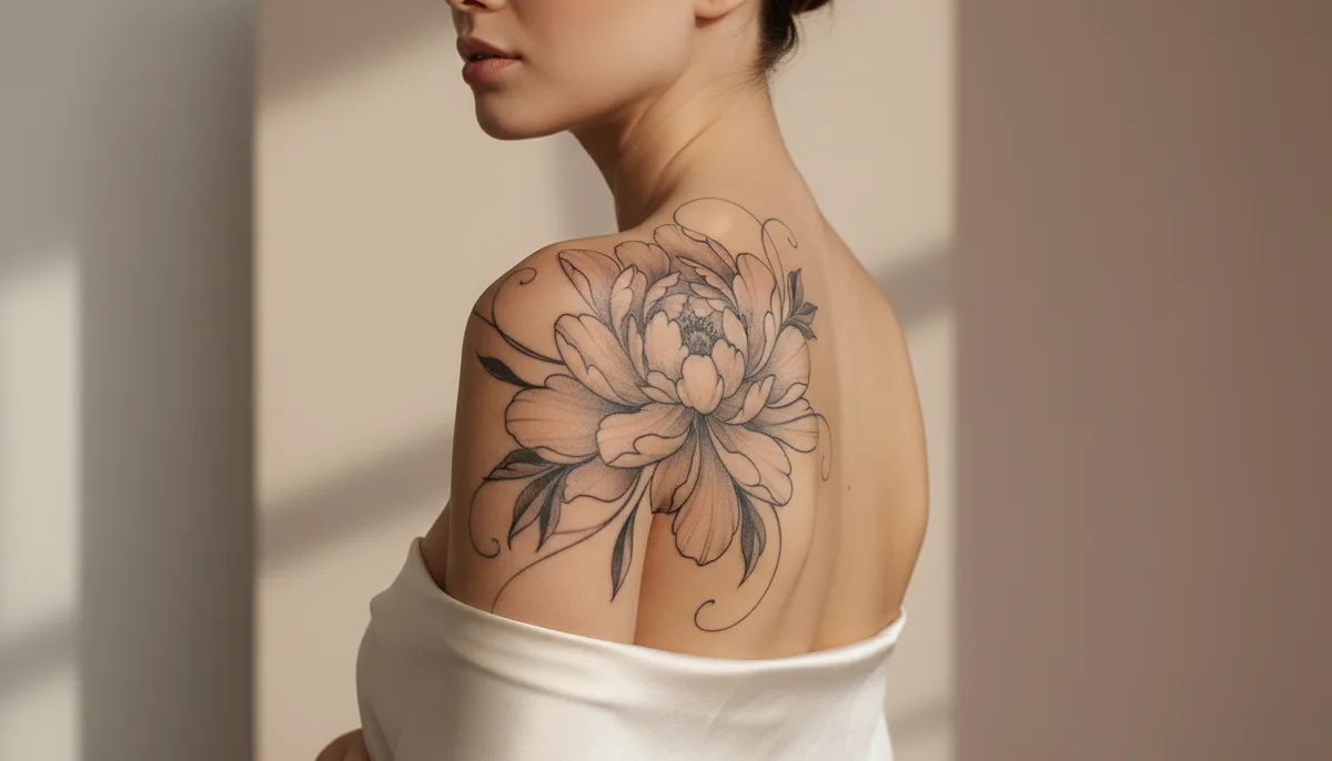 Tatouage floral dos femme : styles, fleurs et placements pour un motif réussi