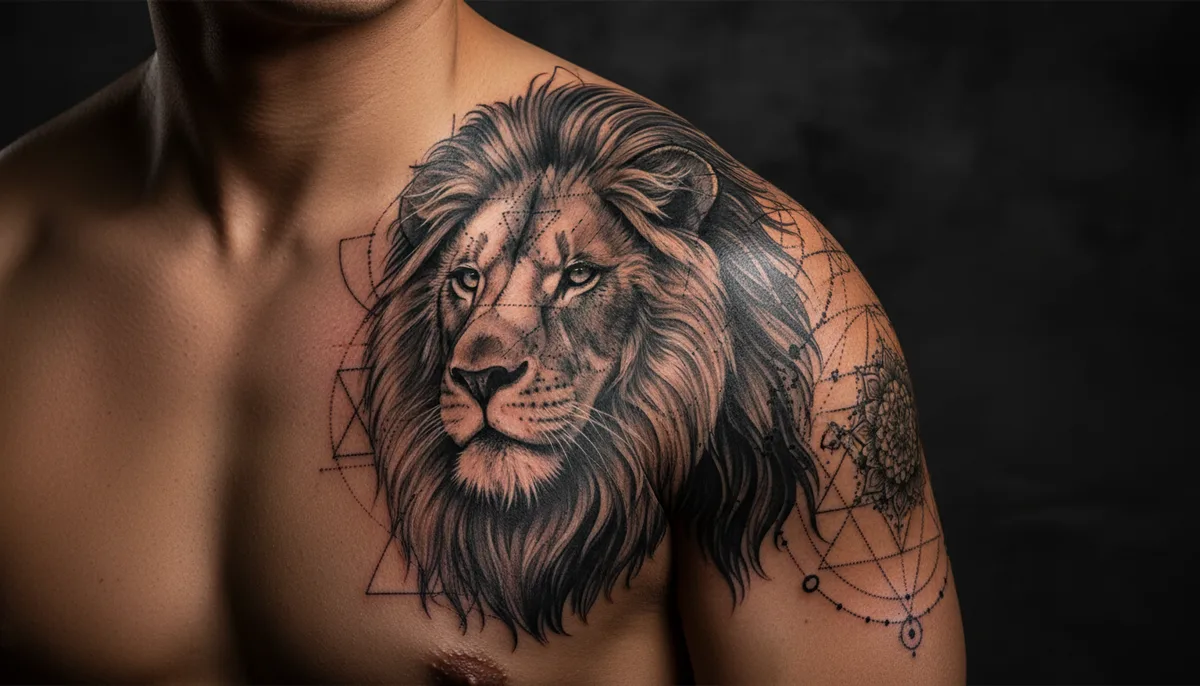 Tatouage homme épaule : 50 motifs intemporels, styles et prix 2026