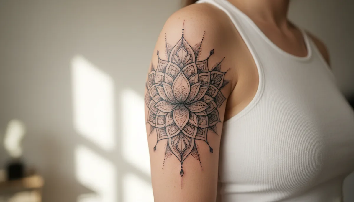 Tatouage ornemental fleur : styles, significations et placements adaptés
